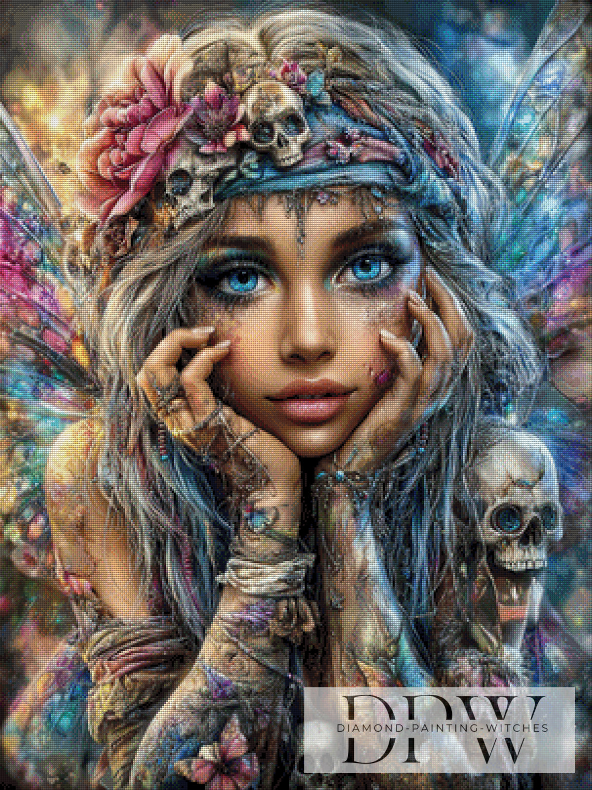Wings and Skulls by Casalla Vendetta mit 300 Farben
