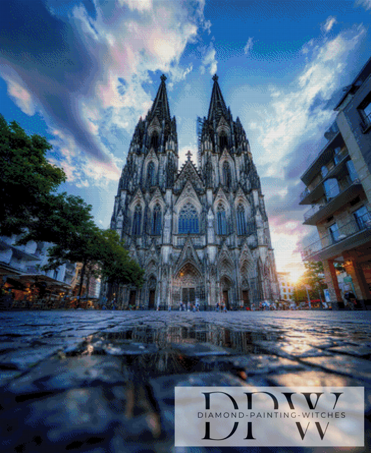 Kölner Dom by theA.art mit 200 Farben