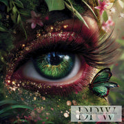 The forest eye by ellufija with 280 colors