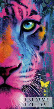 Neon Tiger by Elly_A.I. mit 300 Farben