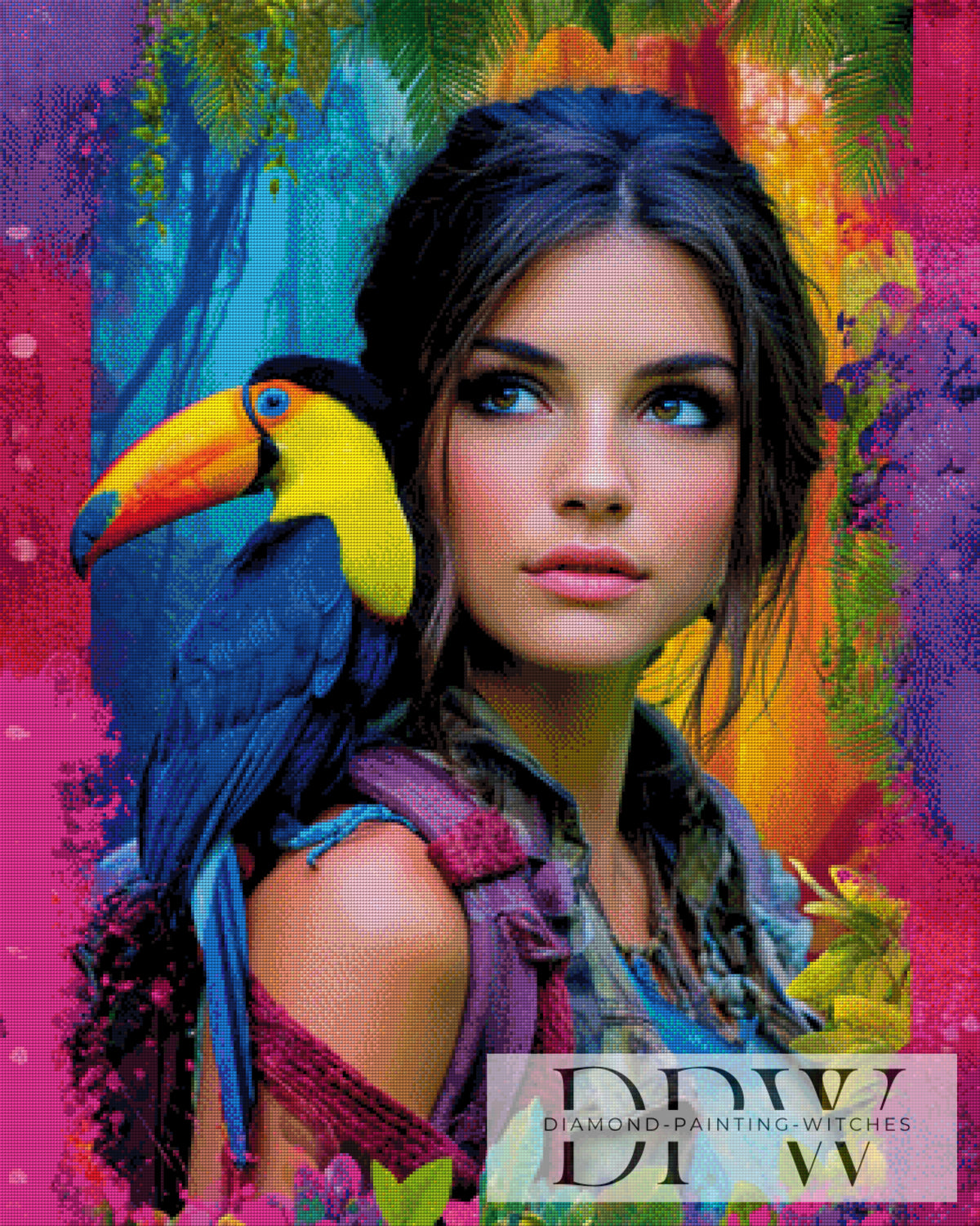 Tukan Friend by Elly_A.I. with 380 colors