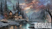 Winter Dream Valley by Elly_ A.I. with 180 colors