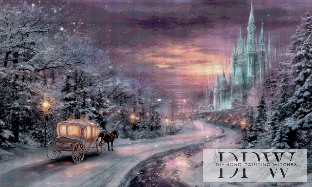 Elly_A.I.作「Frost Castle」、160色使用