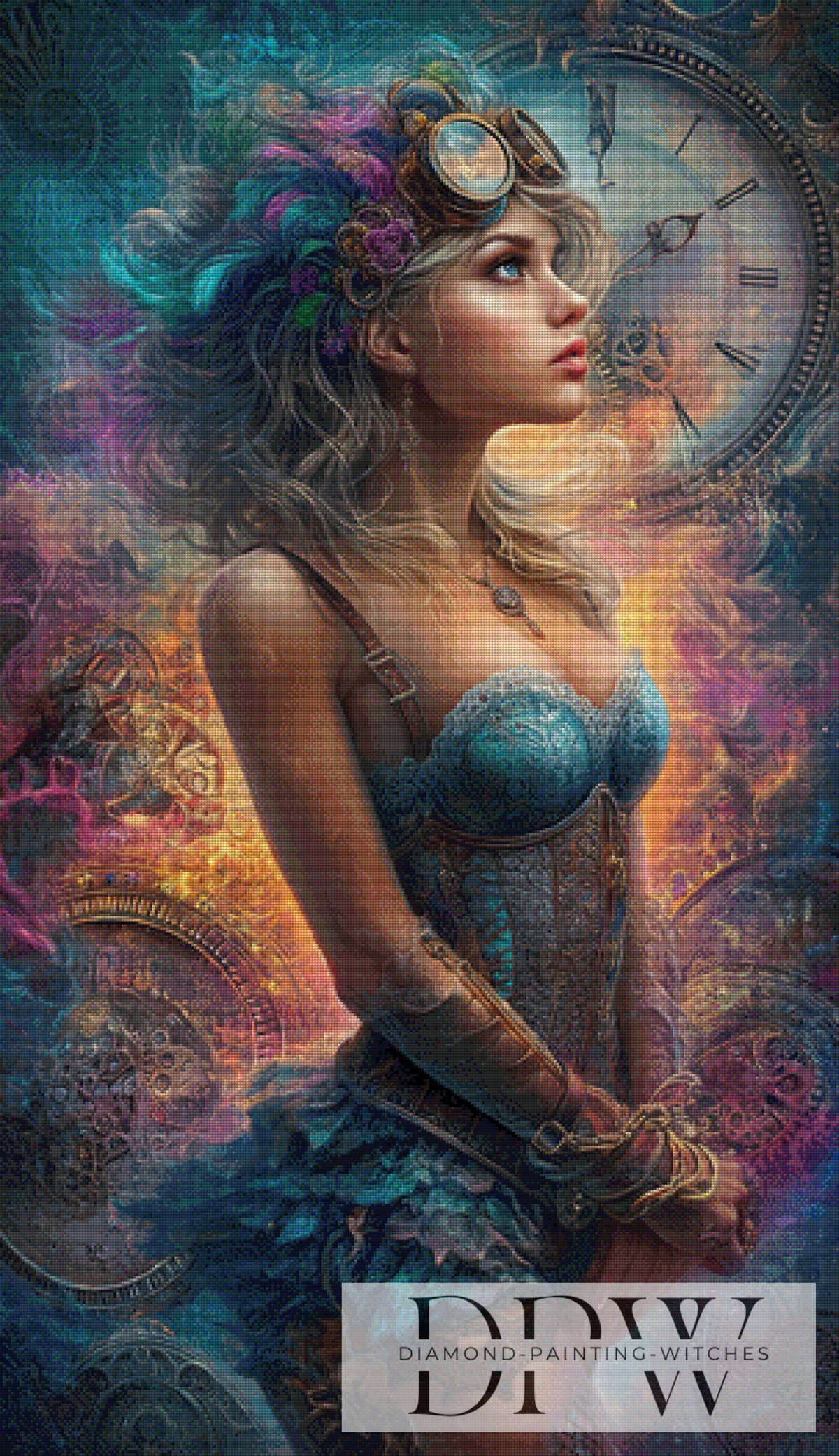 Wasting Time by ellufija with 230 colors