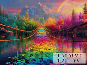 Rainbow Bridge by QN with 380 colors