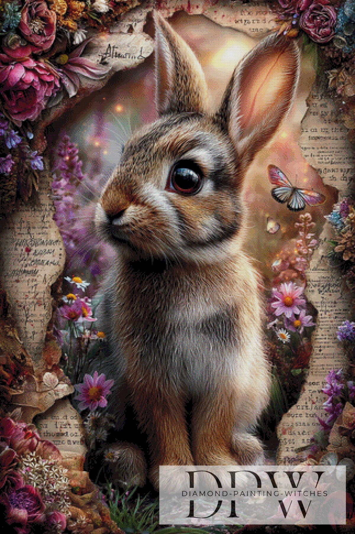 Vintage Hare by ellufija with 280 colors