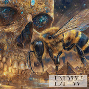 Skull with Bee by Lisa Morgan with 230 colors