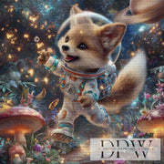 Astronautenfuchs by Lisa Morgan mit 270 Farben