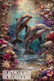 Vintage Dolphins by ellufija with 320 colors