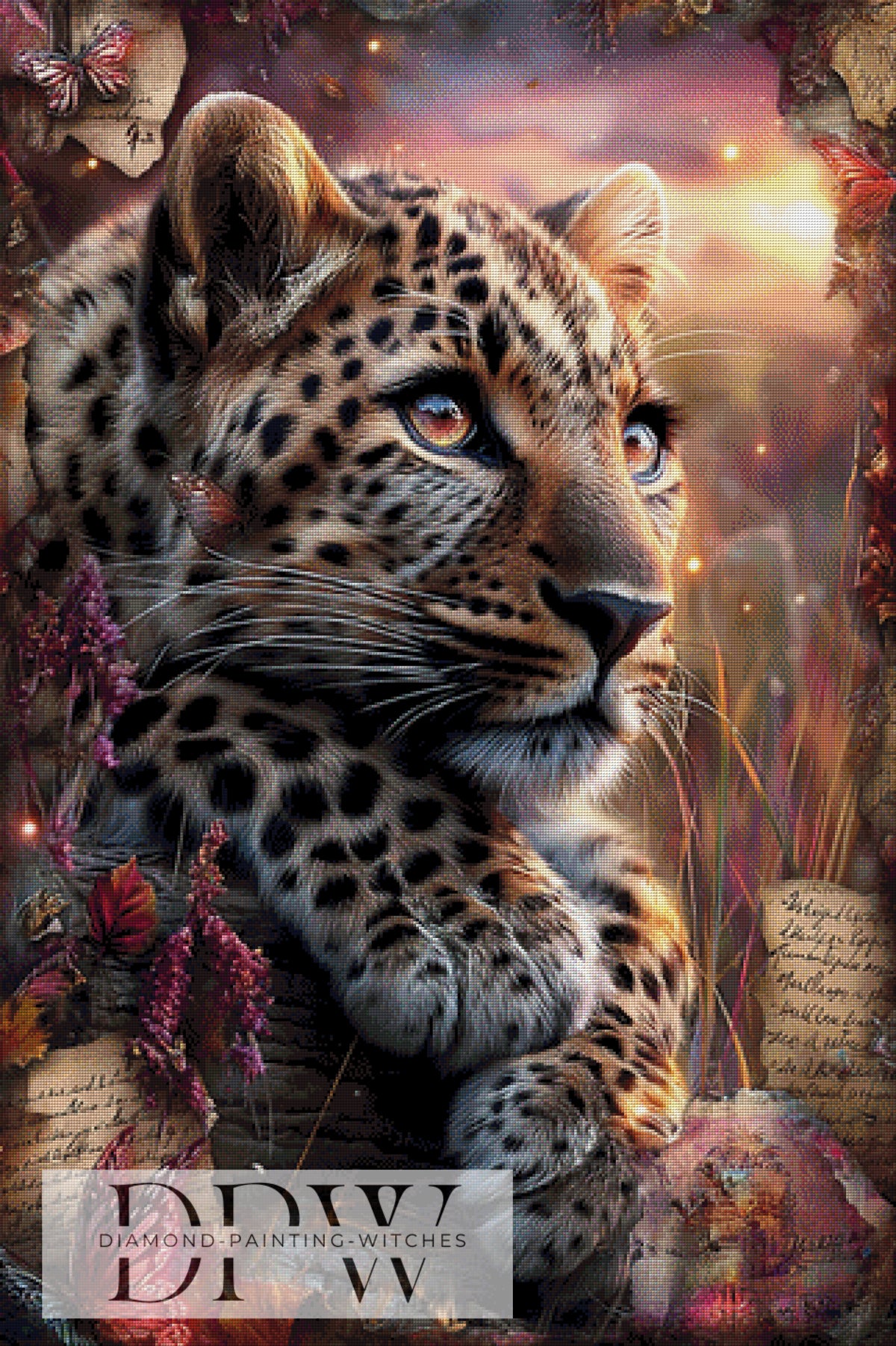Vintage Leopard by ellufija mit 240 Farben
