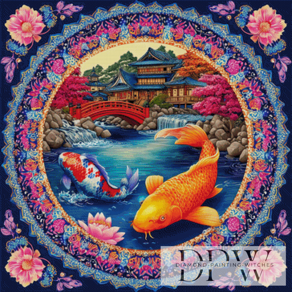 Whispers of the Red Bridge by QN with 390 colors