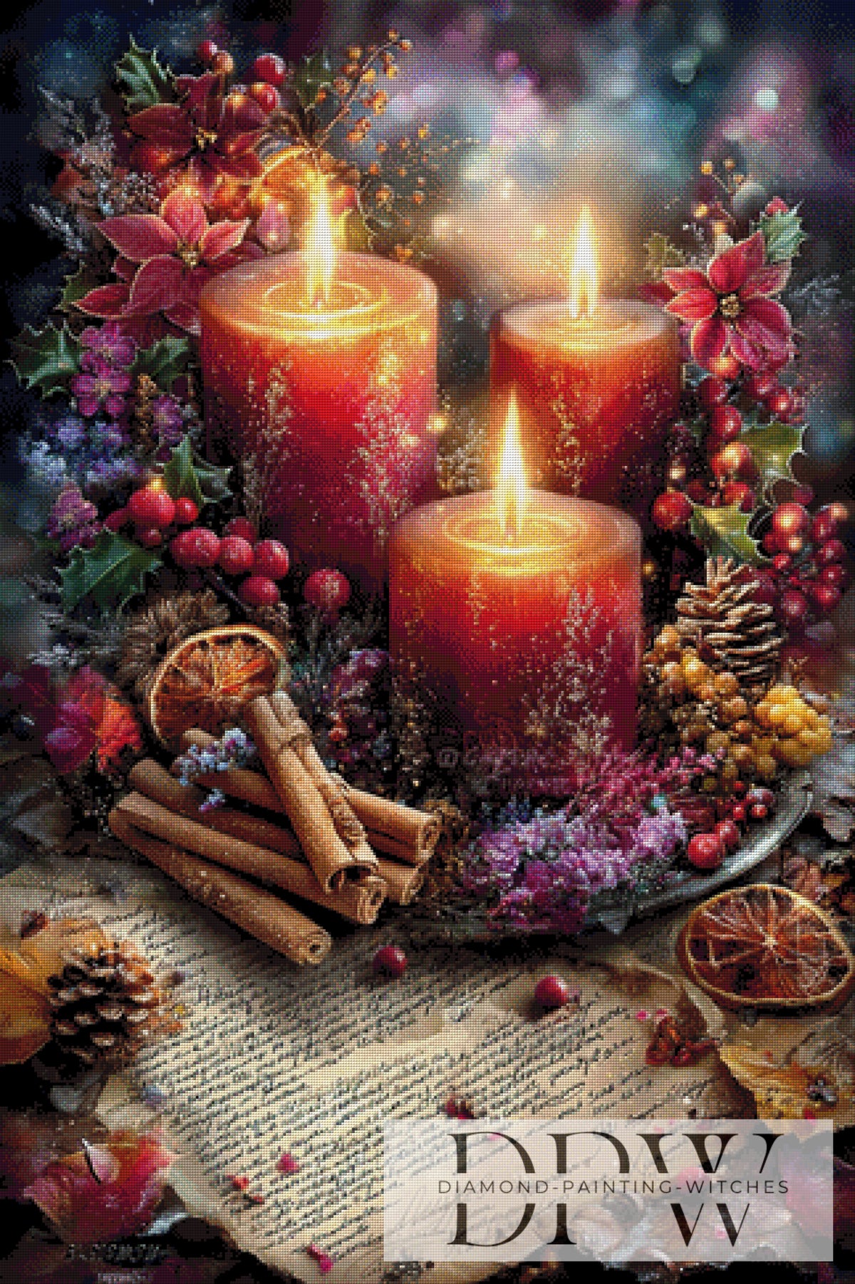 Vintage Adventsstimmung by ellufija mit 330 Farben