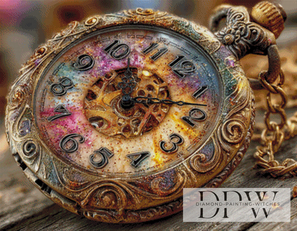 Glitzer Clock by Casalla Vendetta mit 240 Farben