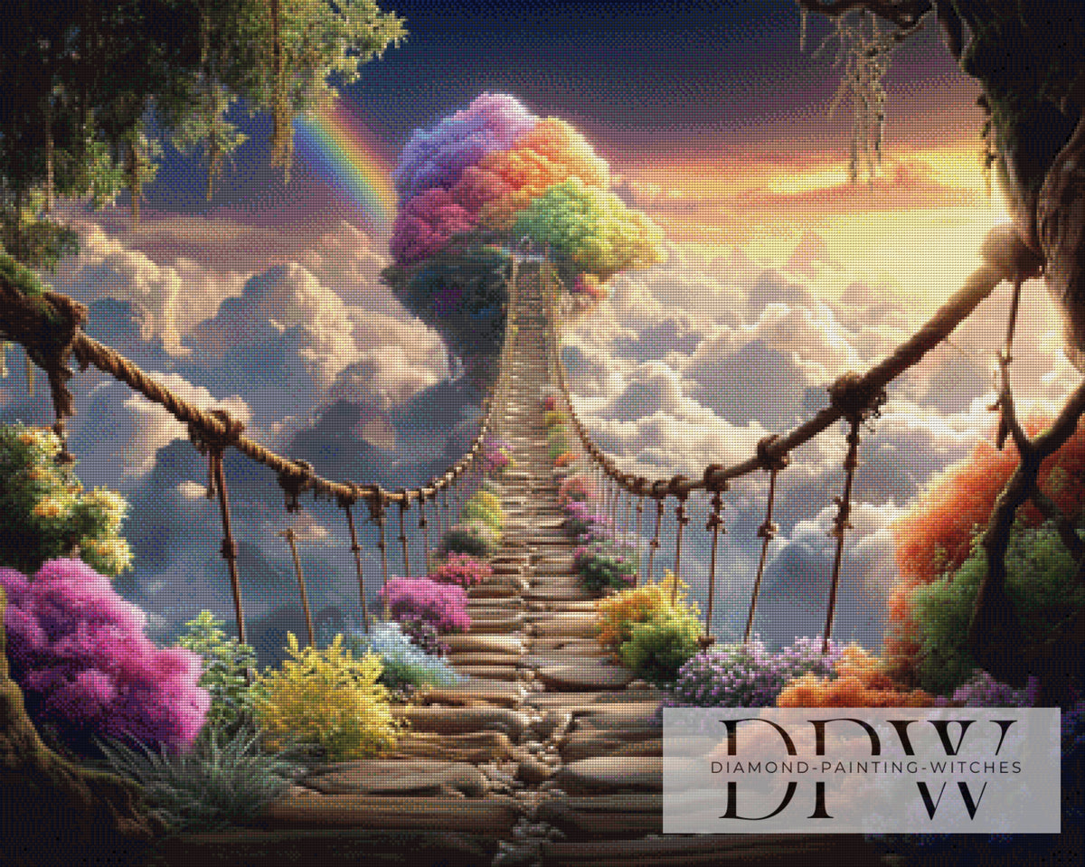 Regenbogenbrücke II by QN mit 260 Farben