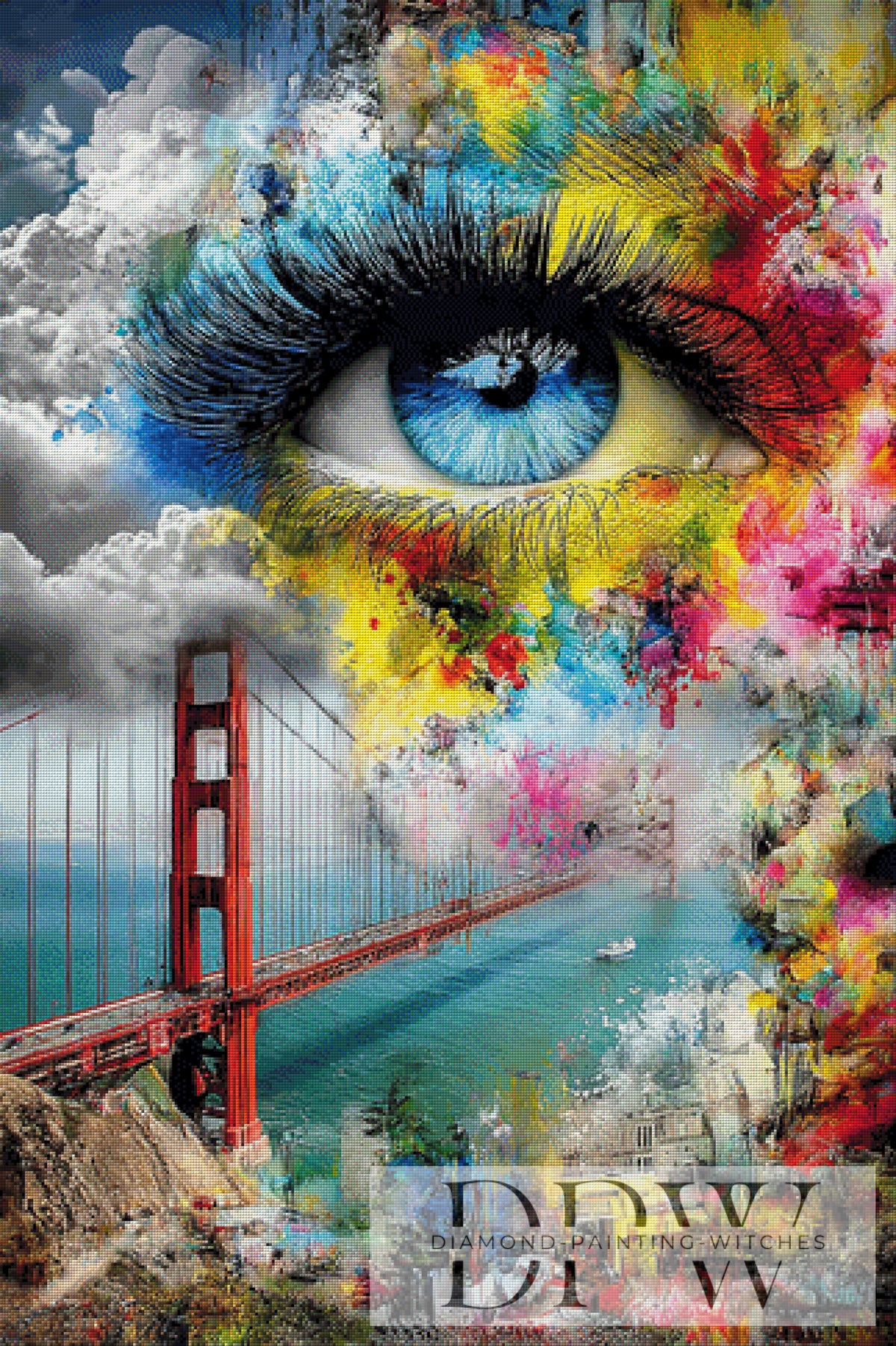 Golden Gate View by Catill with 430 colors