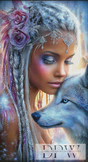 Guardian of the White Wolf by Elly.A.I. with 220 colors