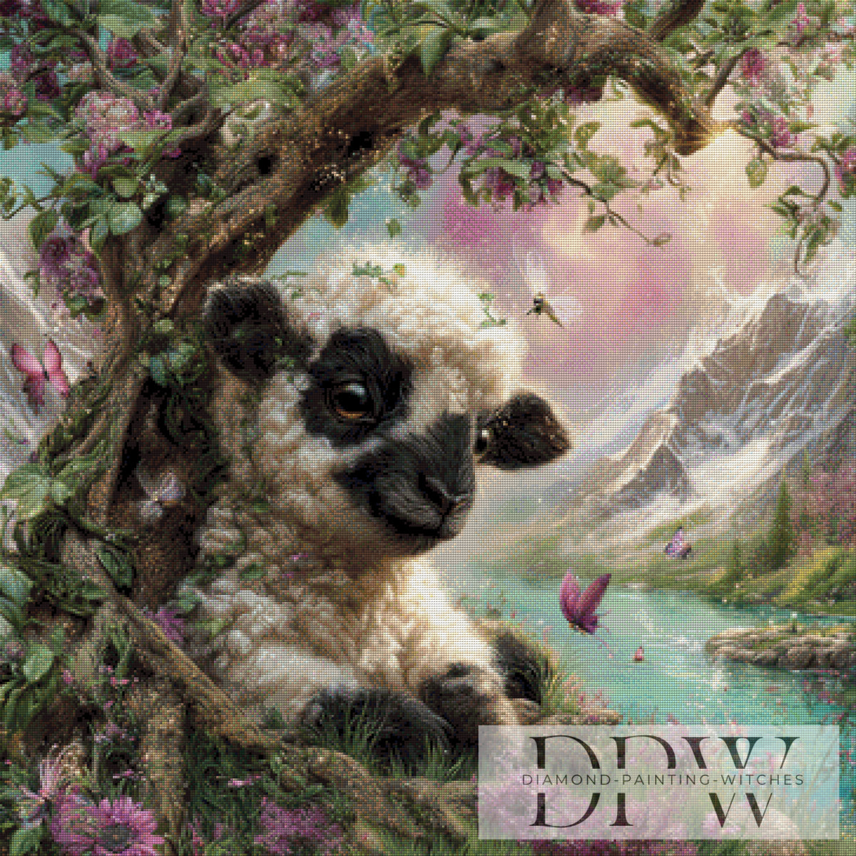 Dream Lamb by Lisa Morgan with 195 colors