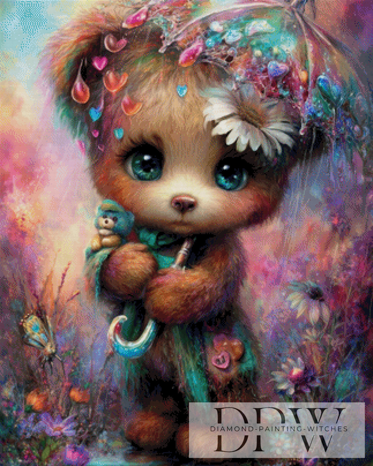 Teddy in the Rain by Catill with 330 colors