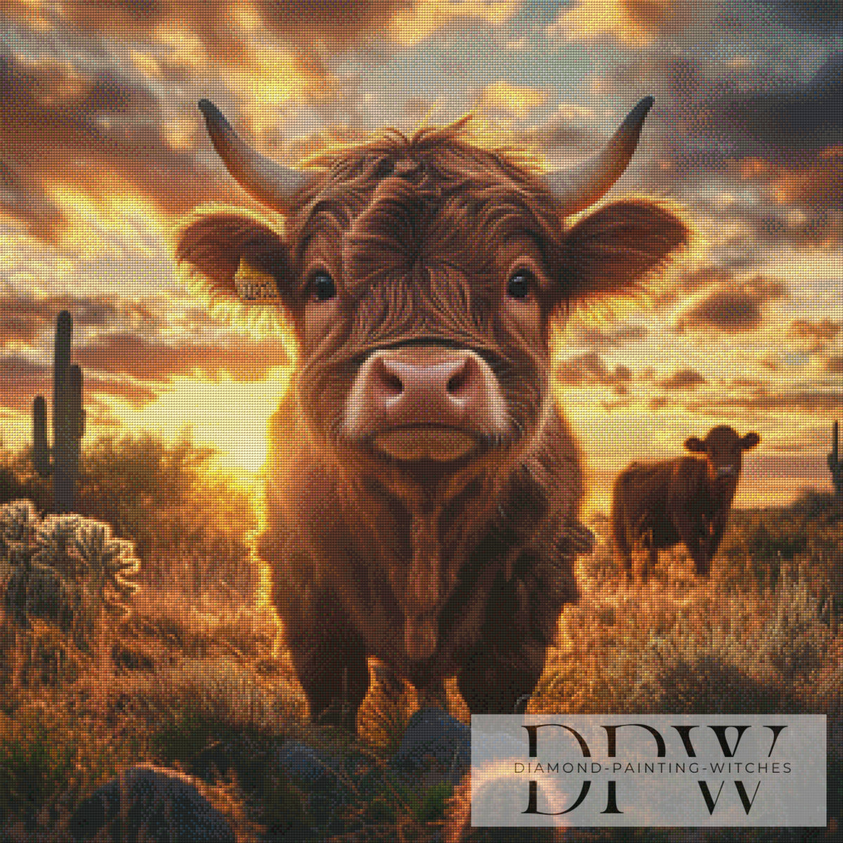 Sunset Moo by ellufija mit 130 Farben