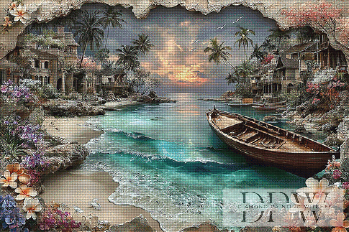 Sand and Longing by Elly_A.I. with 250 colors