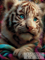 Little white Tiger by CreatiVart mit 200 Farben