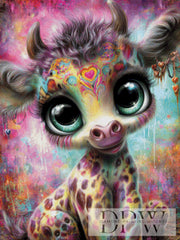 Elly_A.I.による「Bunte Giraffe」（290色）