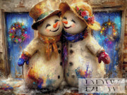 Snowmen by CreatiVart with 320 colors