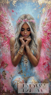 Whitegold Angel by Elly_A.I. with 230 colors