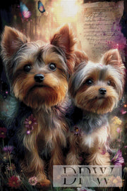 Biewer Yorkies by ellufija with 200 colors