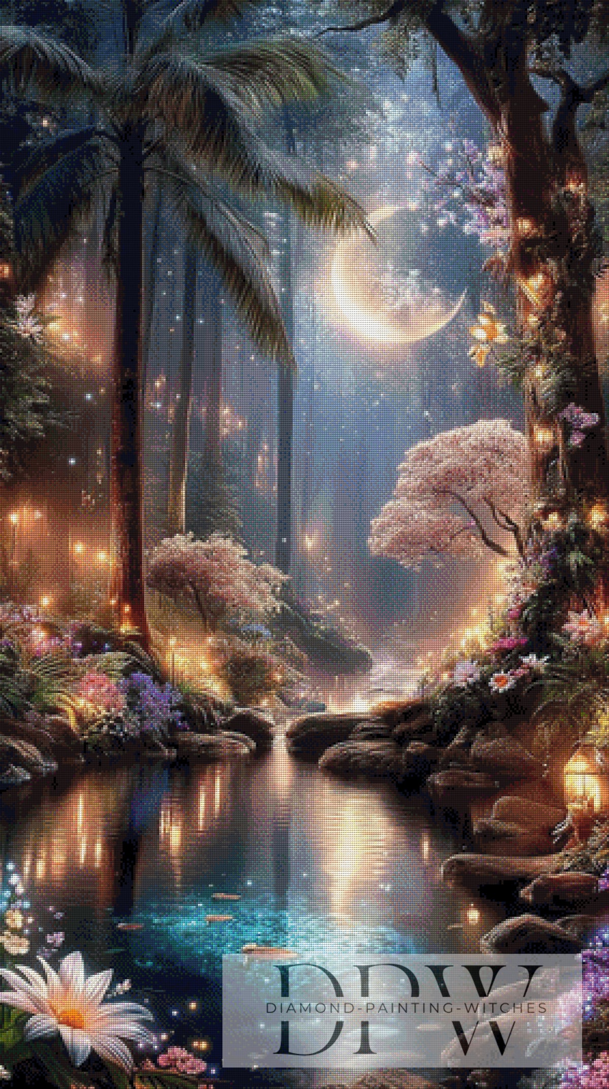 Palm Grove by Elly_A.I. with 260 colors