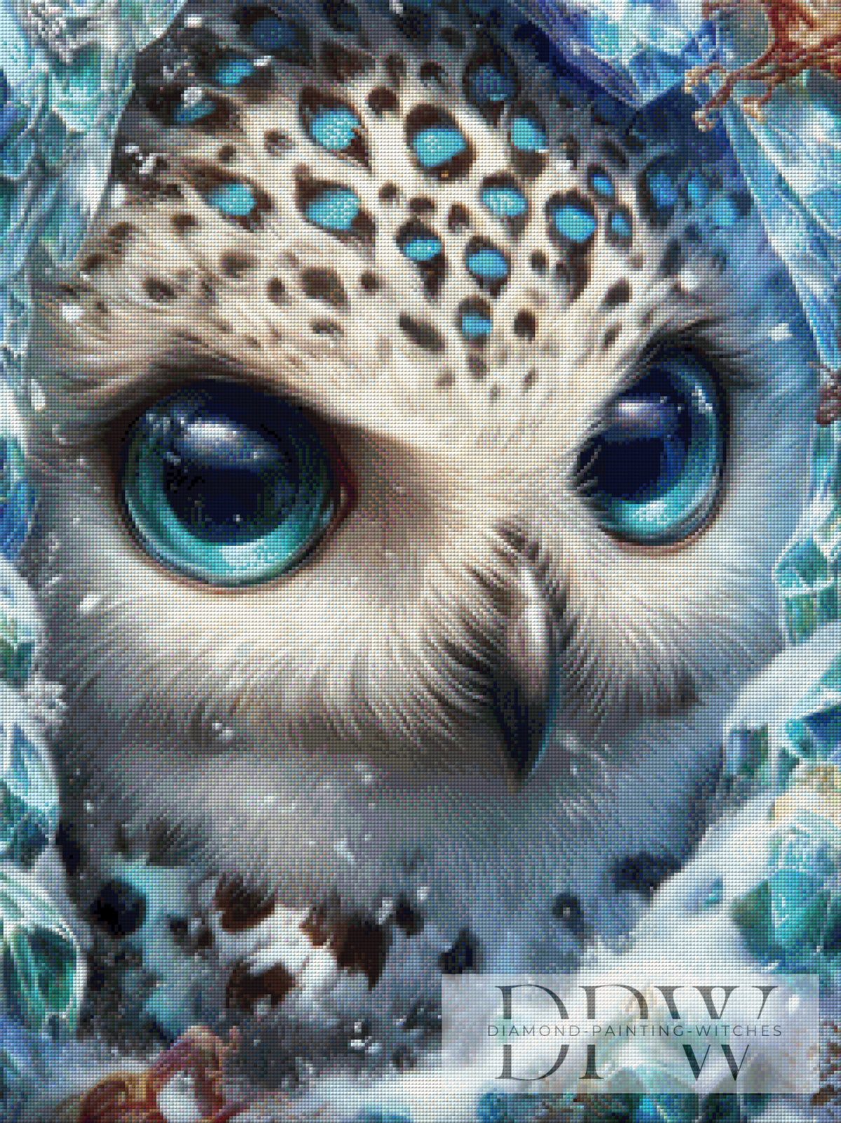 The Crystal Owl by _Sweet_Loco_AI with 180 colors