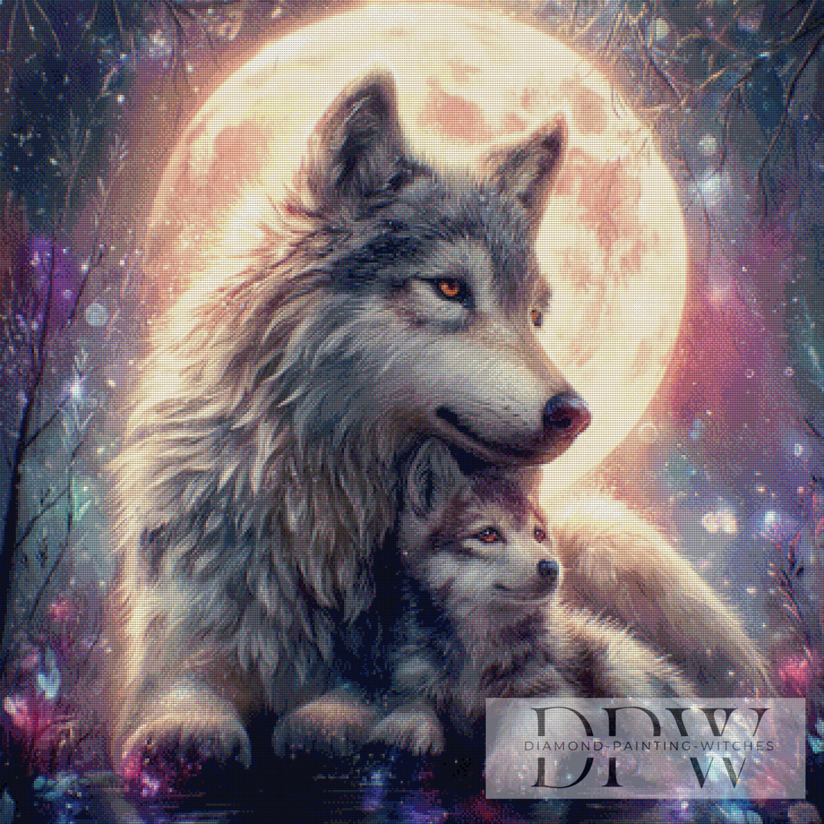 Moon friends by ellufija with 180 colors