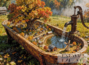 Autumn in a Wooden Trough by Pixxel Pics with 235 colors