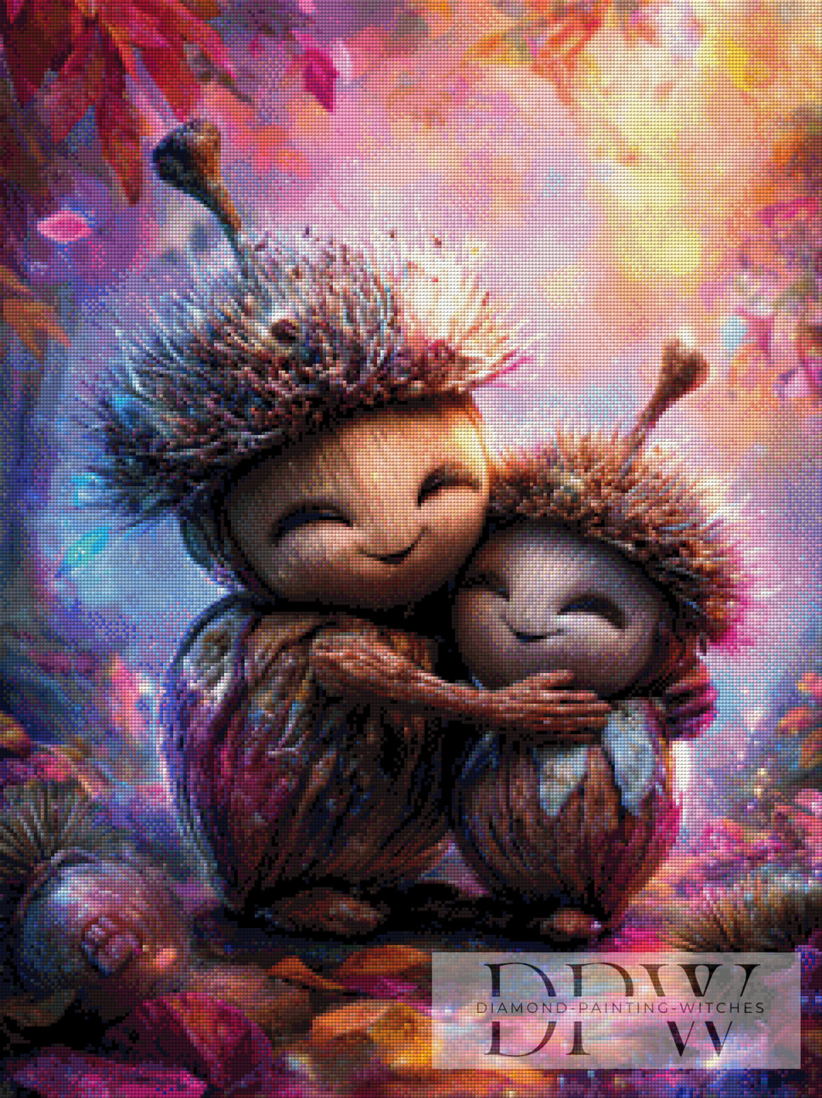 Cute Acorns by Lisa Morgan with 270 colors