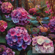 Hydrangea Flight by Moonlight with 330 colors