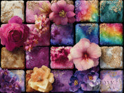 Flower mosaic by theA.art with 380 colors