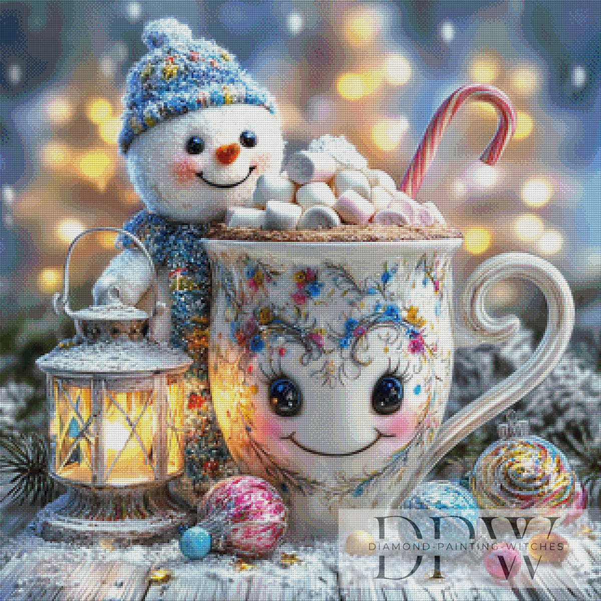 Mug Snowman by CreatiVart with 290 colors