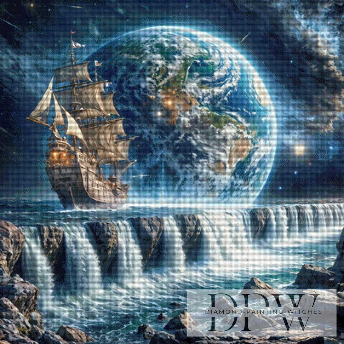 Pixxel Picsによる「Edge of the World」、180色使用