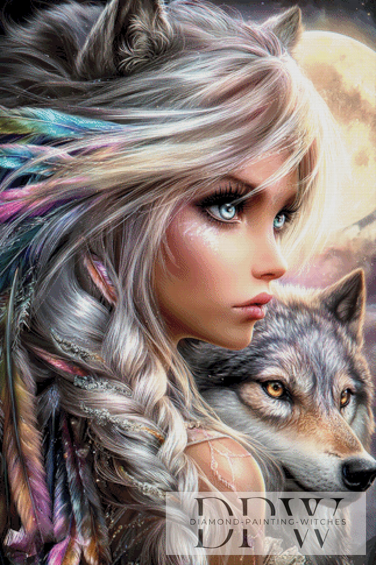 Moon Companions by Elly_A.I. with 260 colors