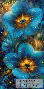 Blue Flowers by Elly_A.I mit 210 Farben