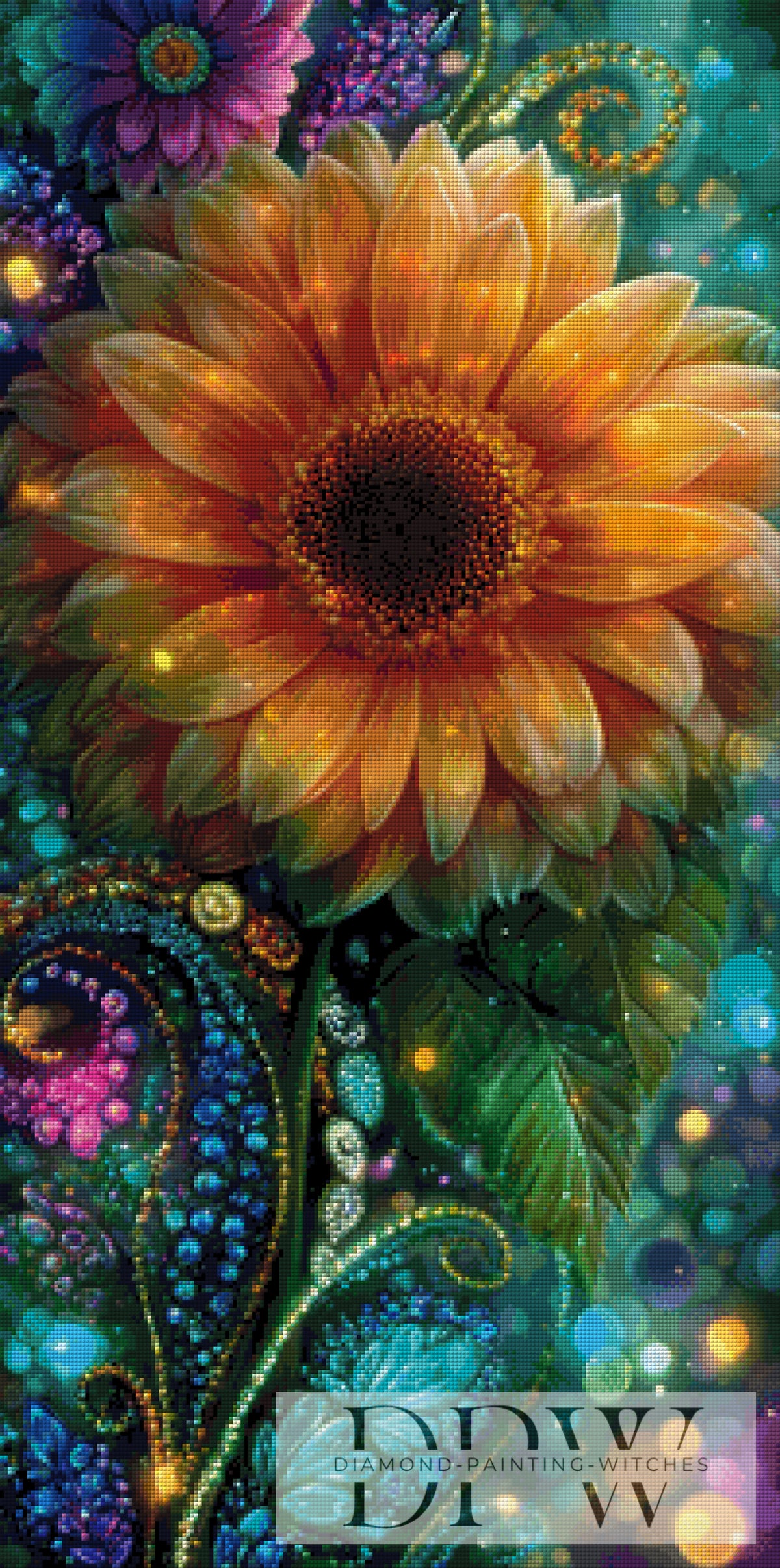Sunbeam Blossom by Elly_A.I. with 270 colors