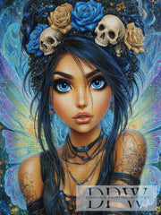 Dark fairy by Elly_A.I. with 240 colors