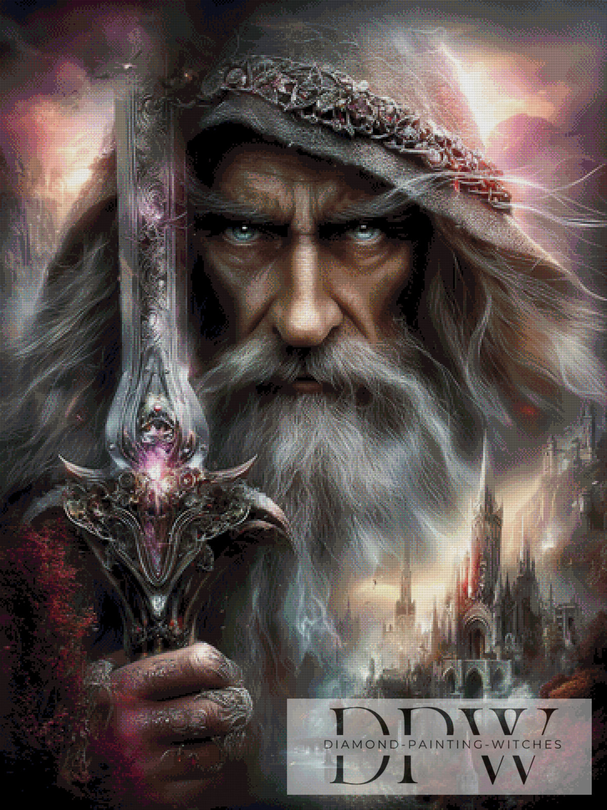 The Sword Wizard by Elly_A.I. with 165 colors