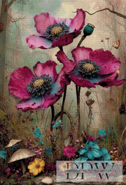 Wild Poppies by QN with 260 colors