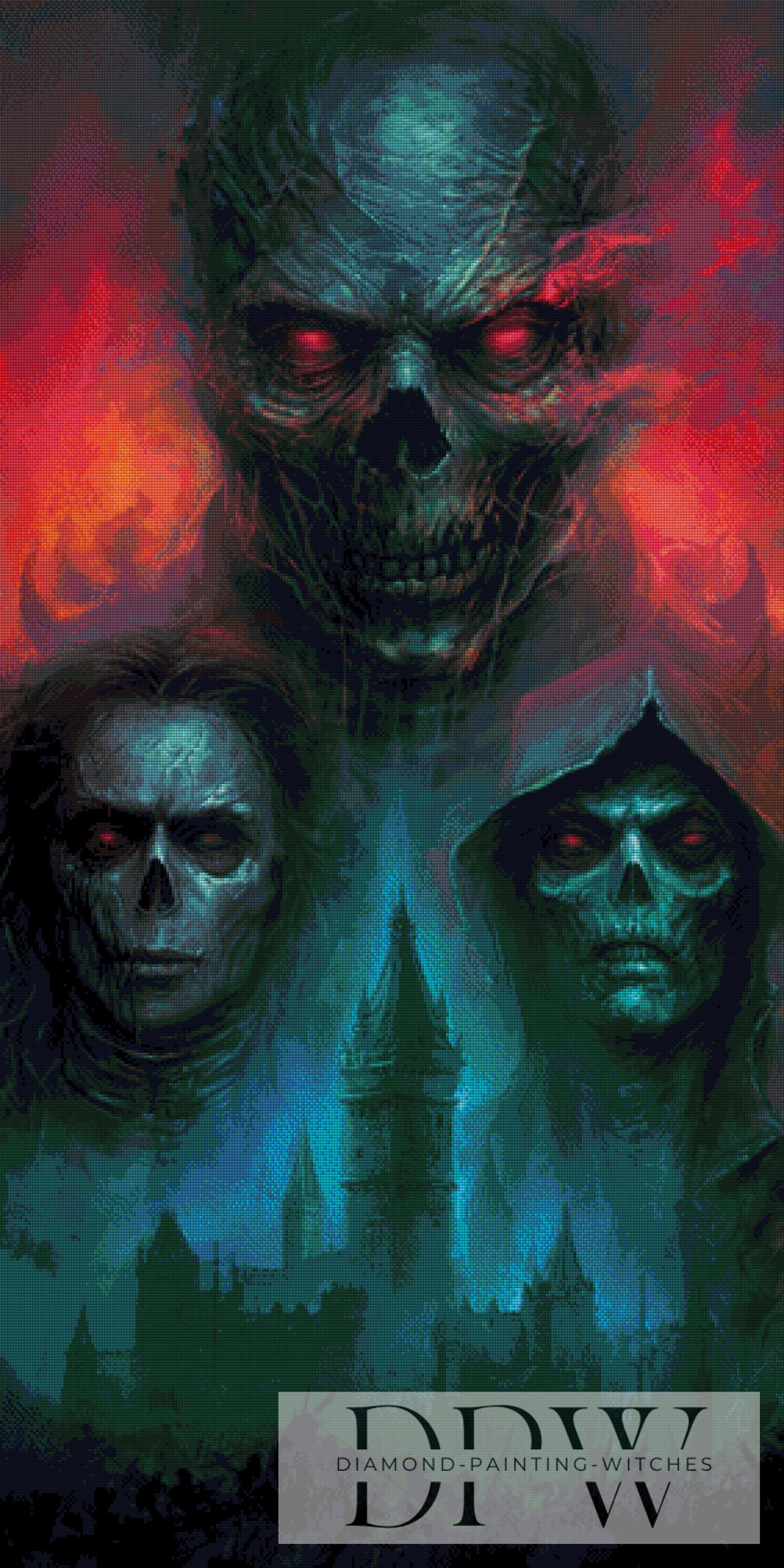 130色のQNによるThree from Hell