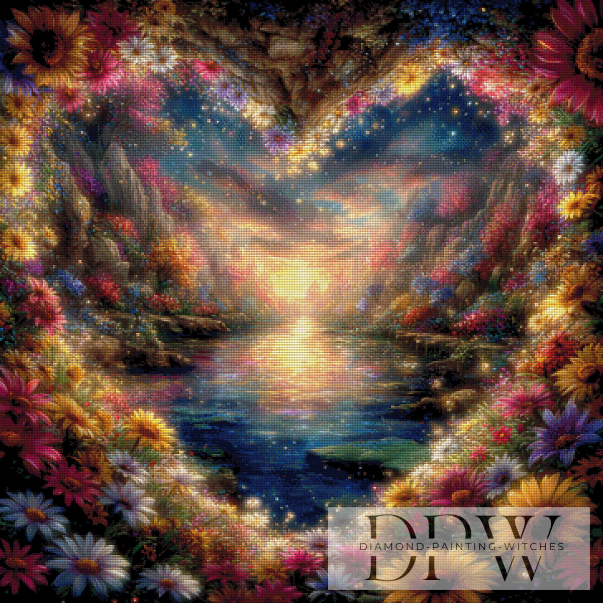 Heartfelt View by CreatiVart with 300 colors