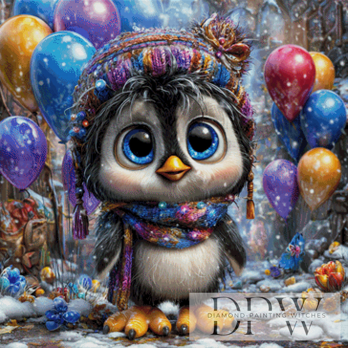 Penguin celebrates by CreatiVart with 200 colors