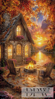 Vacation by the Lake by CreatiVart with 230 colors