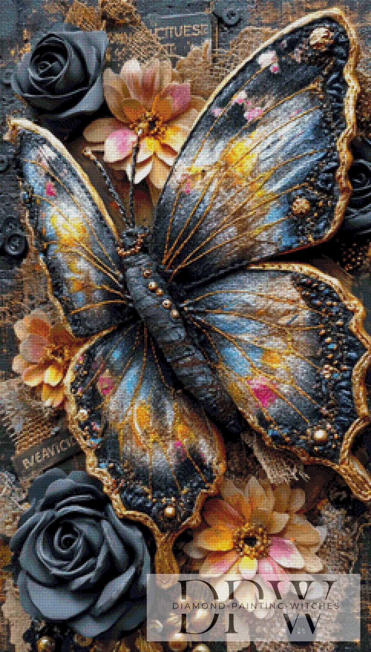 Rosenflatterli by CreatiVart with 240 colors