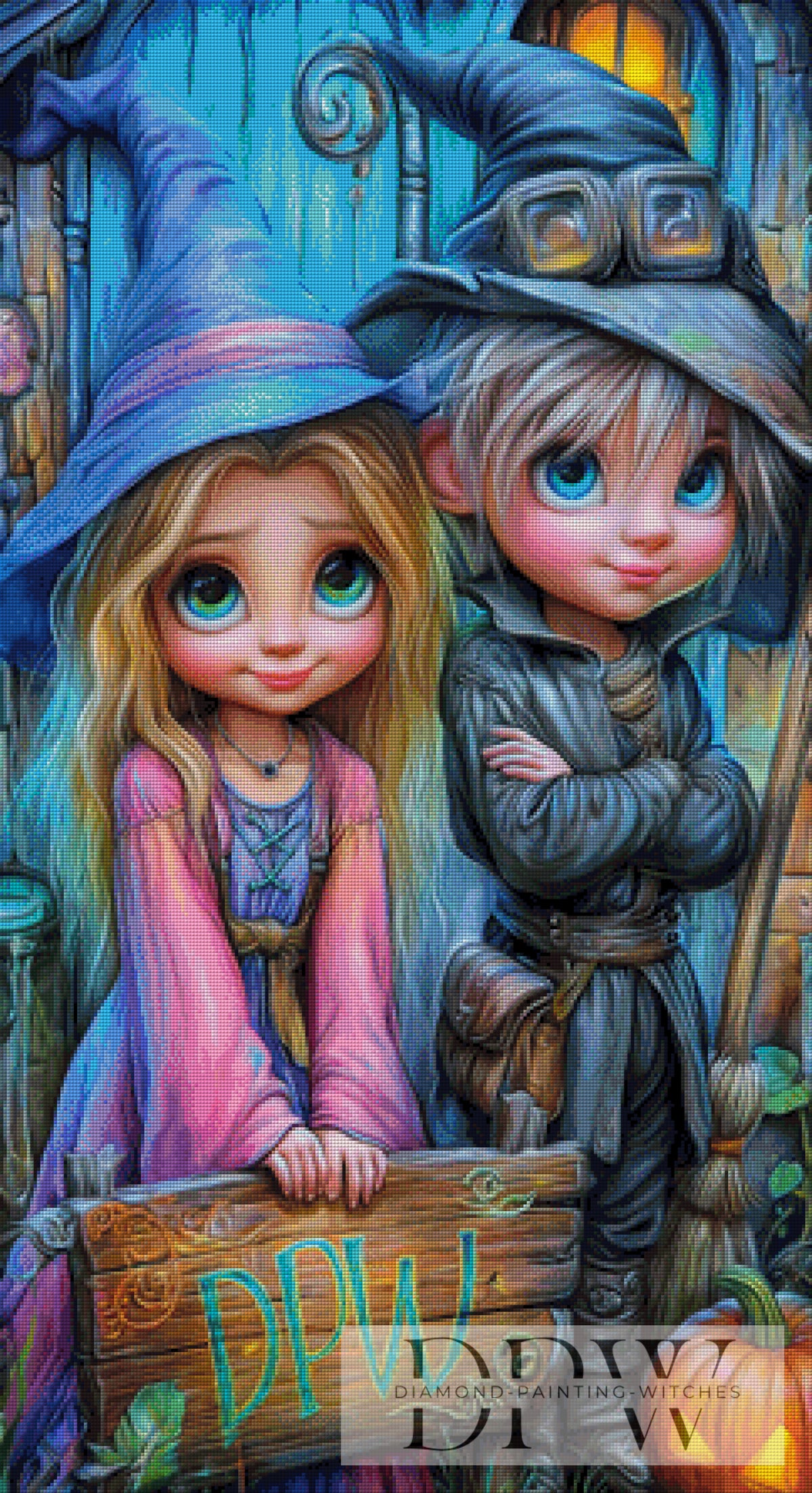 The Little Witch Students by Elly_A.I. with 320 colors